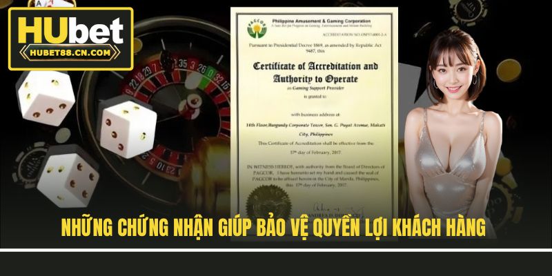 Những chứng nhận giúp bảo vệ quyền lợi khách hàng Những chứng nhận giúp bảo vệ quyền lợi khách hàng