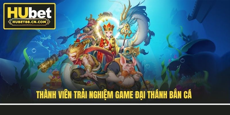 Thành viên trải nghiệm game Đại Thánh bắn cá